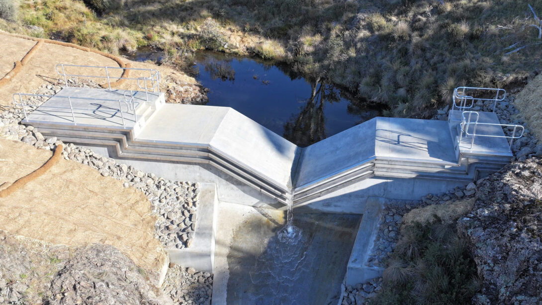Leed - The tantangara fish weir in Kosciuszko National Park